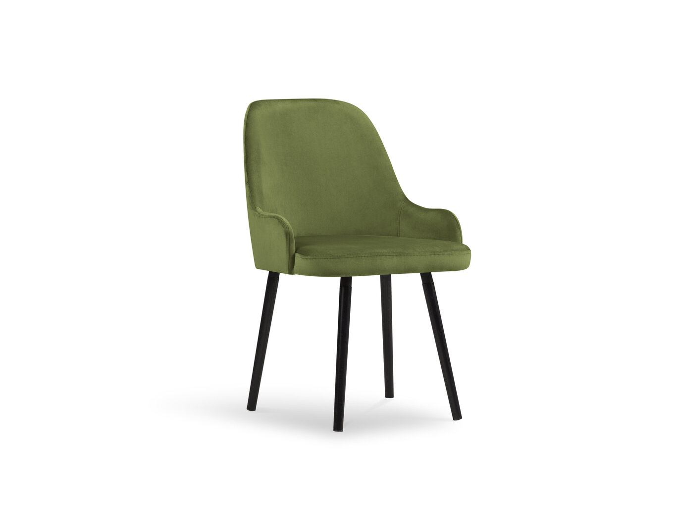 Kėdė Interieurs86 Hugo 85, šviesiai žalia цена и информация | Virtuvės ir valgomojo kėdės | pigu.lt