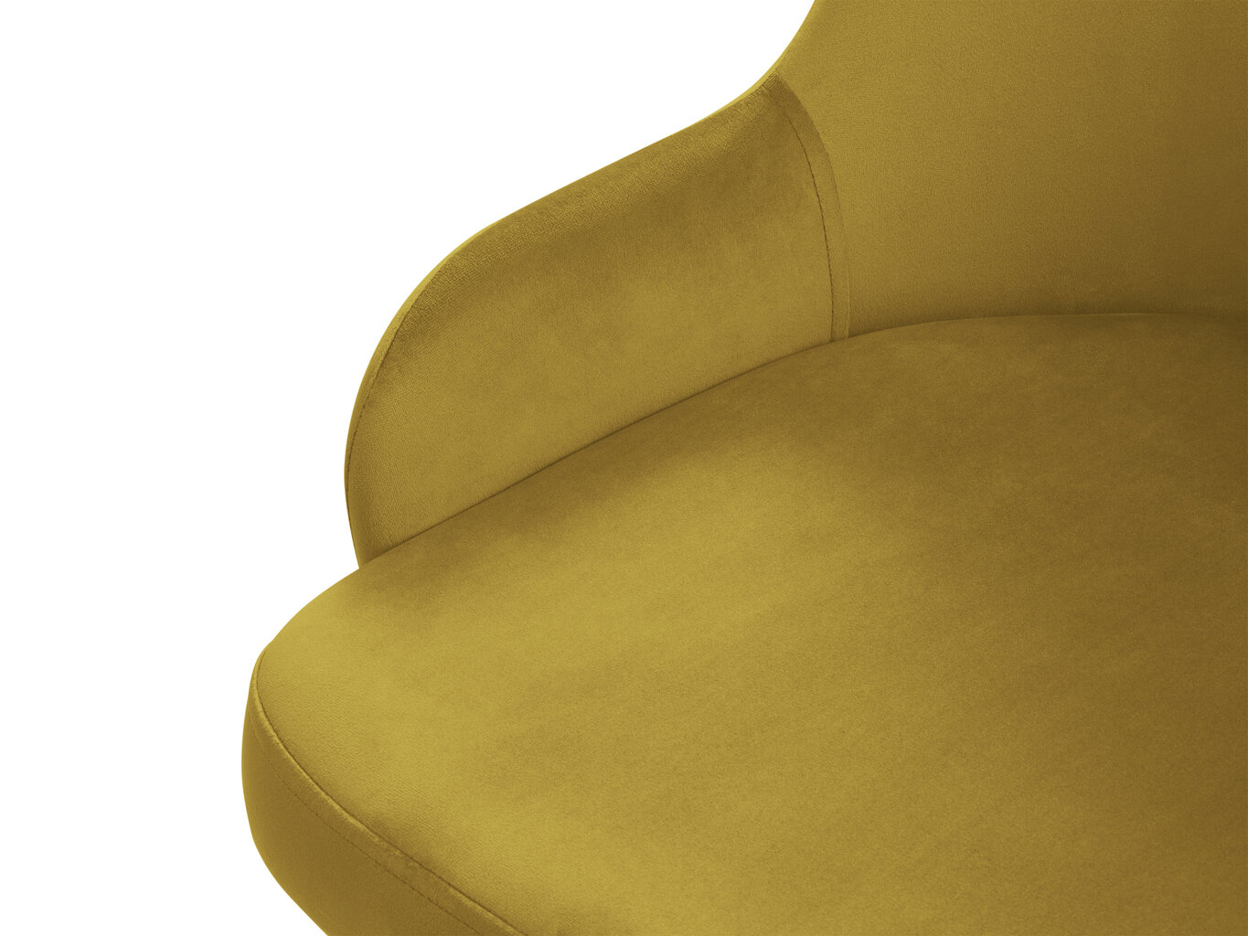 Kėdė Interieurs86 Hugo 82, geltona kaina ir informacija | Virtuvės ir valgomojo kėdės | pigu.lt