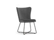 Kėdė Interieurs86 Moliere 85, tamsiai pilka kaina ir informacija | Virtuvės ir valgomojo kėdės | pigu.lt