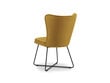 Kėdė Interieurs86 Moliere 85, geltona kaina ir informacija | Virtuvės ir valgomojo kėdės | pigu.lt