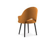Kėdė Interieurs86 Proust 89, oranžinė kaina ir informacija | Virtuvės ir valgomojo kėdės | pigu.lt