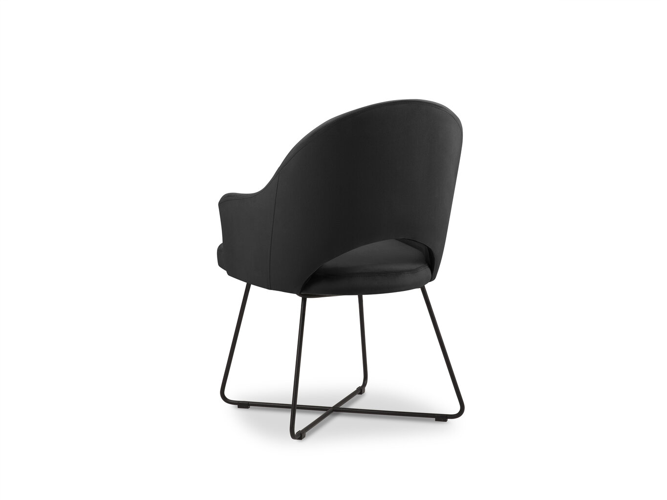 Kėdė Interieurs86 Proust 86, juoda kaina ir informacija | Virtuvės ir valgomojo kėdės | pigu.lt