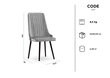 Kėdė Kooko Home Code, tamsiai žalia kaina ir informacija | Virtuvės ir valgomojo kėdės | pigu.lt