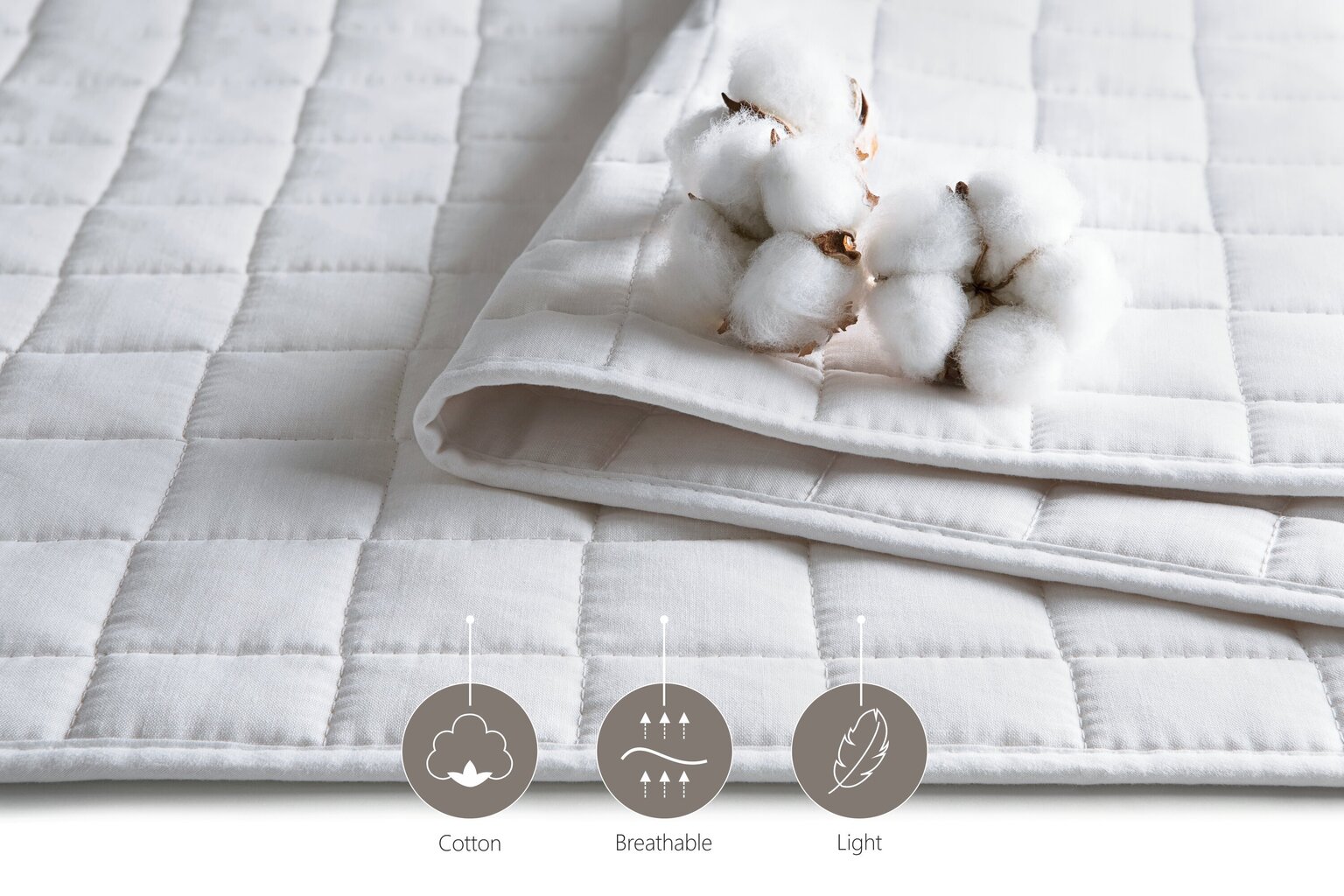 Fam‘ Home čiužinio apsauga Cotton Touch 90x200 цена и информация | Paklodės | pigu.lt