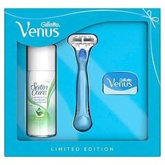 Бритвенный набор для женщин Gillette Venus Smooth Limited Edition: бритва + гель 75 мл цена и информация | Косметика и средства для бритья | pigu.lt