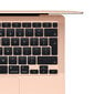 MacBook Air 13” Apple M1 8C CPU, 7C GPU/8GB/256GB SSD/Gold/INT - MGND3ZE/A kaina ir informacija | Nešiojami kompiuteriai | pigu.lt