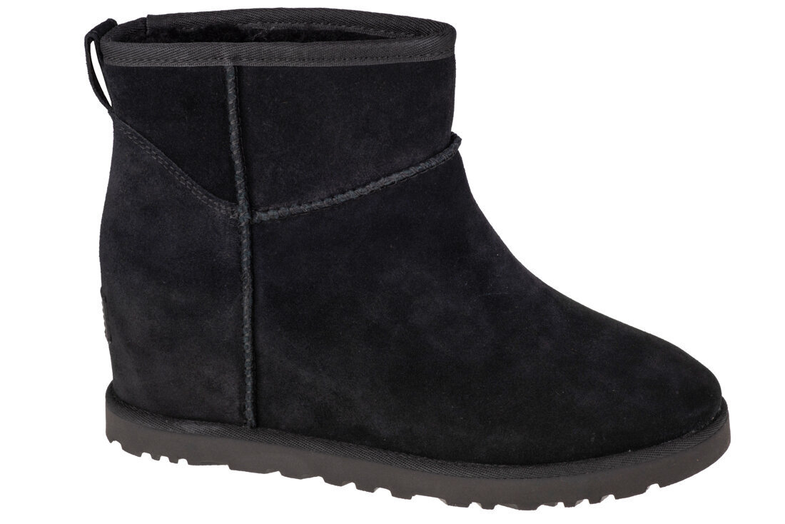 Aulinukai moterims UGG Classic Femme Mini 1104609-BLK kaina ir informacija | Aulinukai, ilgaauliai batai moterims | pigu.lt