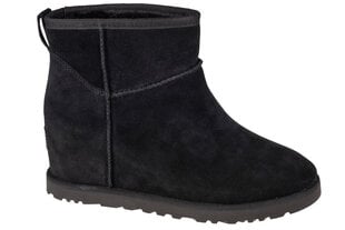 Ботинки женские UGG Classic Femme Mini 1104609-BLK цена и информация | Женские ботинки | pigu.lt