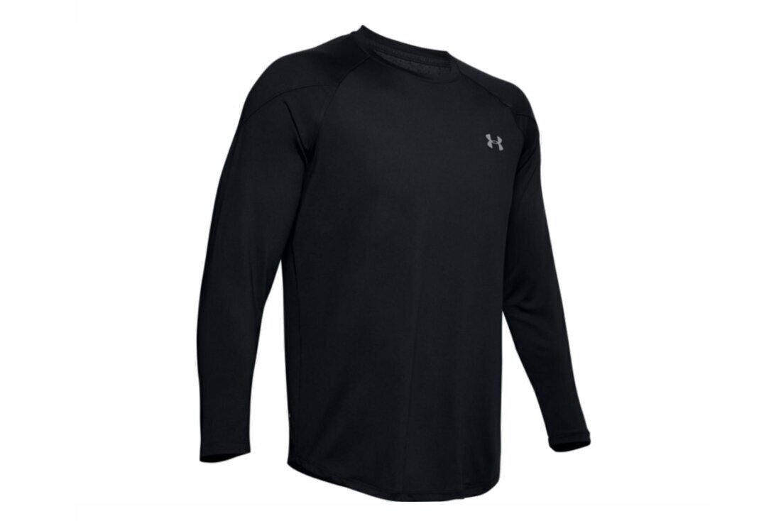 Sportiniai marškinėliai vyrams Under Armour Recover Longsleeve 1351573-001, juodi kaina ir informacija | Sportinė apranga vyrams | pigu.lt