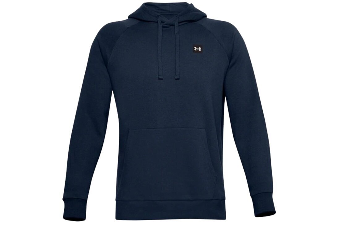 Džemperis vyrams Under Armour Under Armour Rival Fleece Hoodie 1357092-408, mėlynas цена и информация | Džemperiai vyrams | pigu.lt