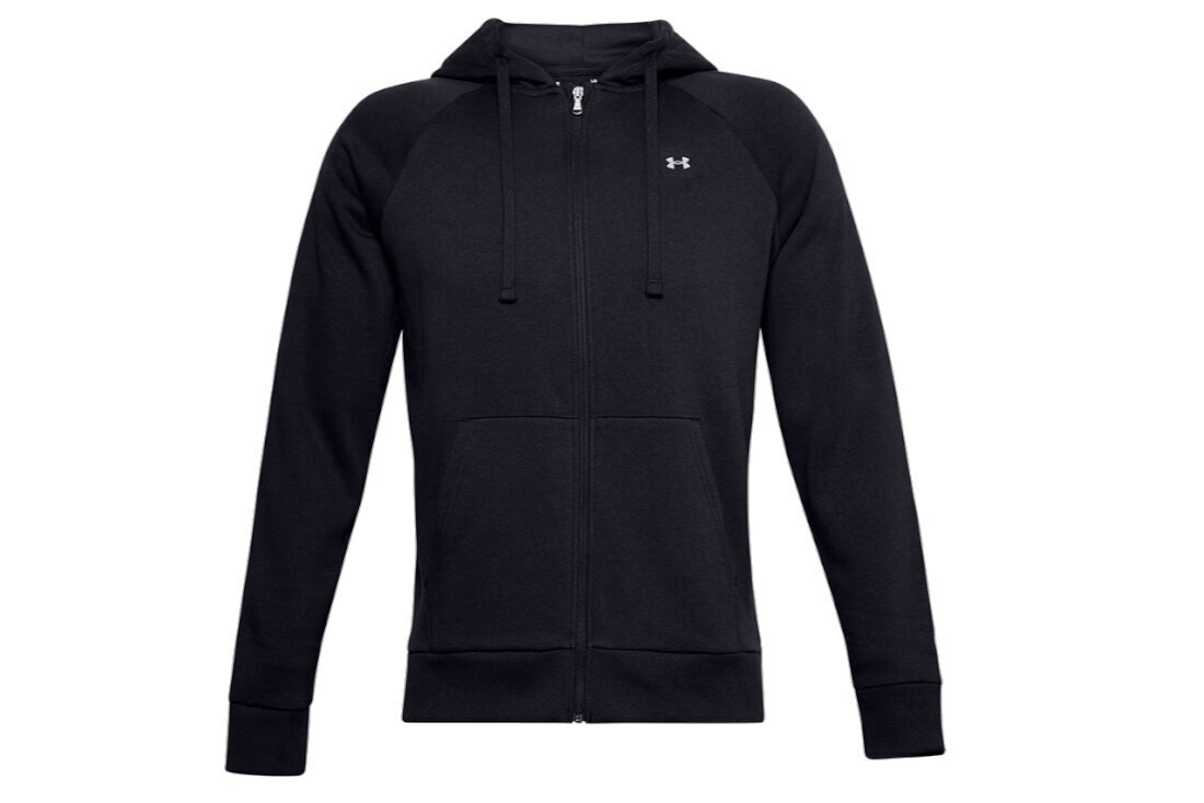 Džemperis vyrams Under Armour Under Armour Rival Fleece FZ Hoodie 1357111-001, juodas kaina ir informacija | Džemperiai vyrams | pigu.lt