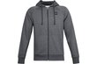 Džemperis vyrams Under Armour Under Armour Rival Fleece FZ Hoodie 1357111-012, pilkas цена и информация | Džemperiai vyrams | pigu.lt