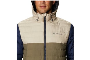 Куртка мужская Columbia Powder Lite Hooded Jacket 1693931397, зеленая цена и информация | Мужские куртки | pigu.lt