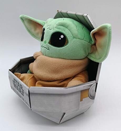 Pliušinis žaislais - Herojus - Baby Yoda Mandalorian Star Wars 25 cm - Simba Disney цена и информация | Minkšti (pliušiniai) žaislai | pigu.lt