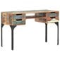 Rašomasis stalas, 118x48x75cm, rudas kaina ir informacija | Kompiuteriniai, rašomieji stalai | pigu.lt