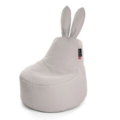 Vaikiškas sėdmaišis Qubo™ Baby Rabbit Silver Pop Fit, pilkas kaina ir informacija | Qubo Vaiko kambario baldai | pigu.lt