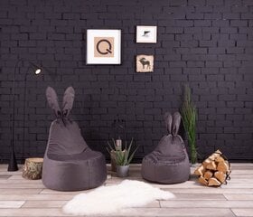 Vaikiškas sėdmaišis Qubo™ Baby Rabbit Silver Pop Fit, pilkas kaina ir informacija | Vaikiški sėdmaišiai, foteliai, pufai | pigu.lt