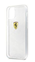 Dėklas Ferrari skirtas iPhone 12 Mini, skaidri kaina ir informacija | Telefono dėklai | pigu.lt