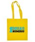 Medvilninis pirkinių krepšys Pirmu numeriu bosas, geltonas цена и информация | Pirkinių krepšiai | pigu.lt