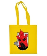 Medvilninis pirkinių krepšys Panevėžys, geltonas цена и информация | Сумки для покупок | pigu.lt