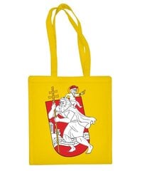 Medvilninis pirkinių krepšys Vilnius, geltonas цена и информация | Сумки для покупок | pigu.lt