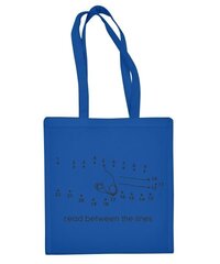 Medvilninis pirkinių krepšys Sujunk taškus, mėlynas kaina ir informacija | Pirkinių krepšiai | pigu.lt