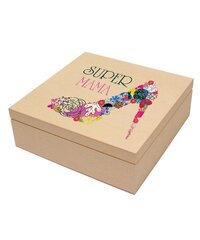 Dėžutė Super mama kaina ir informacija | manodovanos.lt Dovanos, dekoracijos, gėlės | pigu.lt