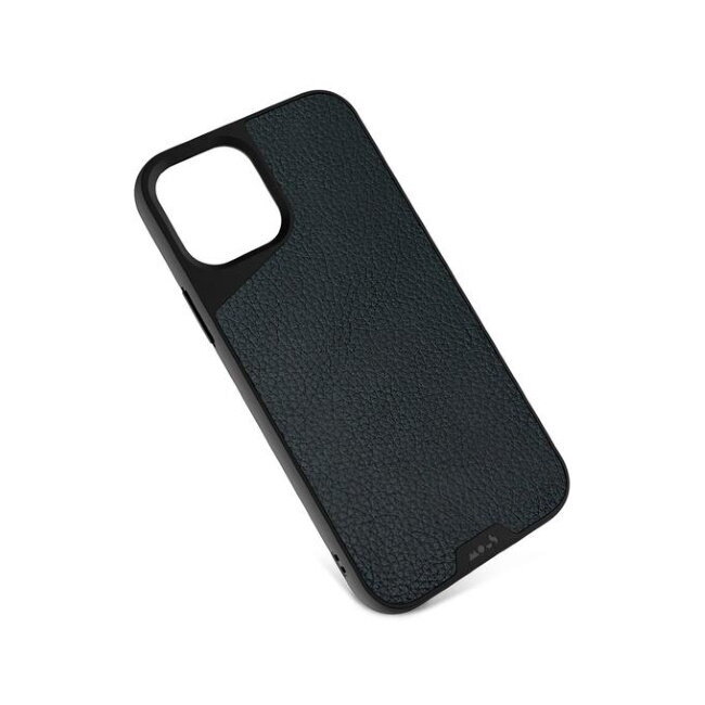 Mous Air-Shock Extreeme Protection Back Cover Case for iPhone 12 / 12 Pro with real Walnut element Black / Brūns kaina ir informacija | Telefono dėklai | pigu.lt