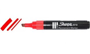 Markeris Sharpie raudonas W10 plokščias цена и информация | Канцелярские товары | pigu.lt