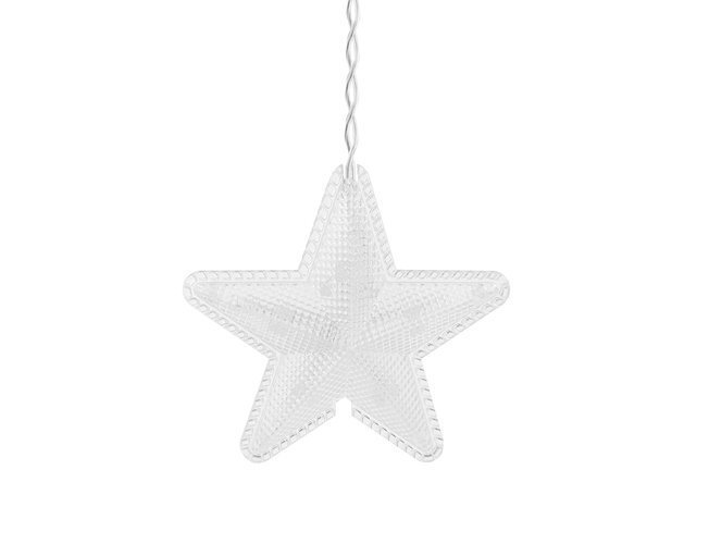 Girliandų užuolaida Žvaigždės, 136 LED цена и информация | Girliandos | pigu.lt