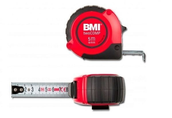 Ruletė BMI twoCOMP 5m kaina ir informacija | Mechaniniai įrankiai | pigu.lt
