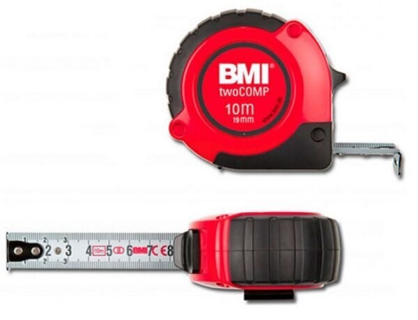 Ruletė BMI twoCOMP 8m kaina ir informacija | Mechaniniai įrankiai | pigu.lt
