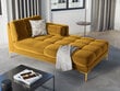 Kušetė Cosmopolitan Design Bali, geltona/aukso spalvos kaina ir informacija | Sofos | pigu.lt