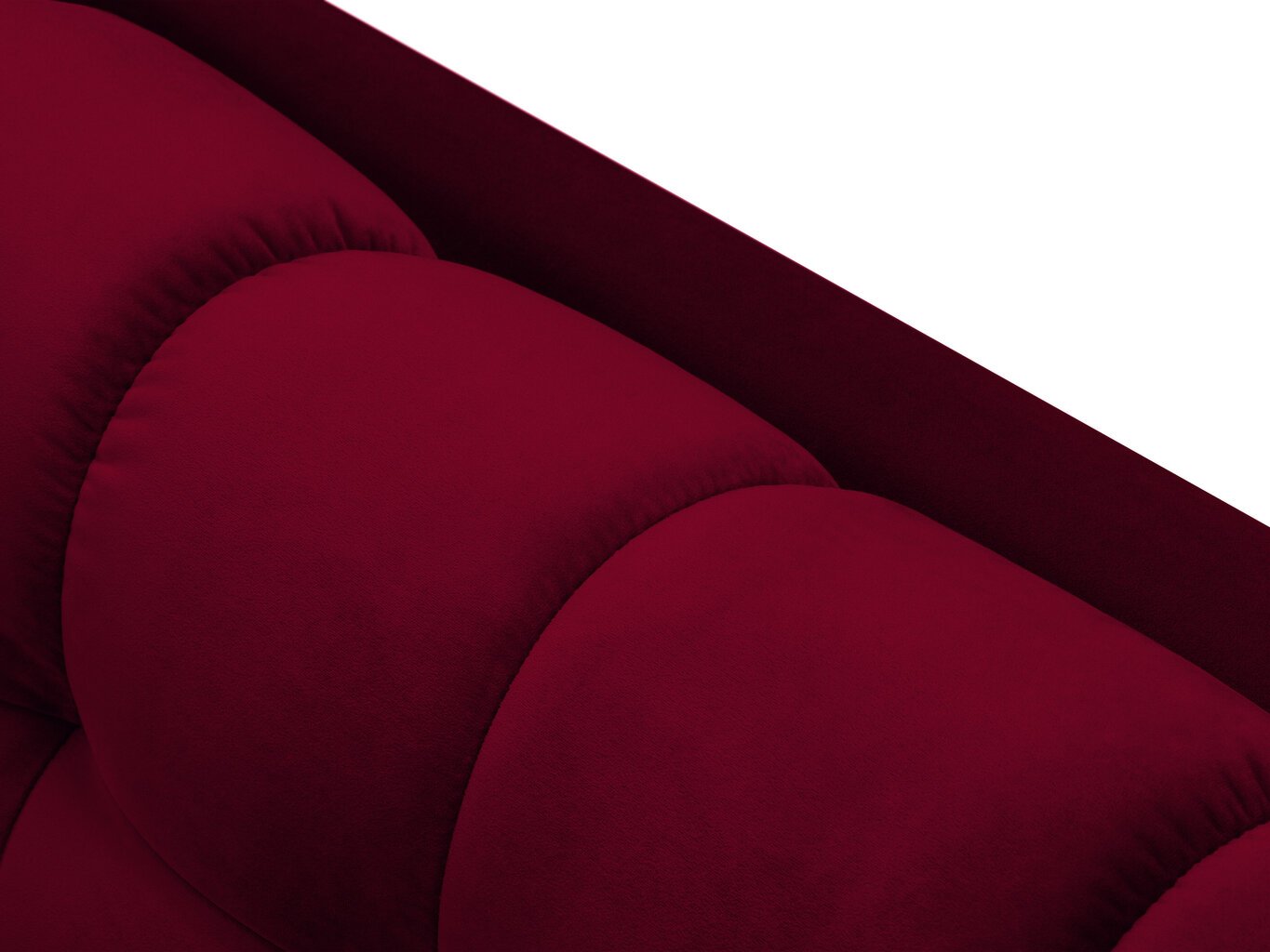 Kušetė Cosmopolitan Design Bali, raudona/juoda kaina ir informacija | Sofos | pigu.lt