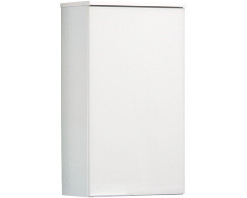 Viršutinė vonios spintelė Kara 1D, balta kaina ir informacija | Vonios spintelės | pigu.lt