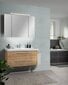 Apatinė vonios spintelė Fackelmann Milano 2S, šviesiai ruda kaina ir informacija | Vonios spintelės | pigu.lt
