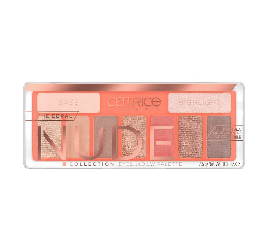 Akių šešėlių paletė Catrice The Coral Nude Collection, 9,5 g, 010 Peach Passion kaina ir informacija | Akių šešėliai, pieštukai, blakstienų tušai, serumai | pigu.lt