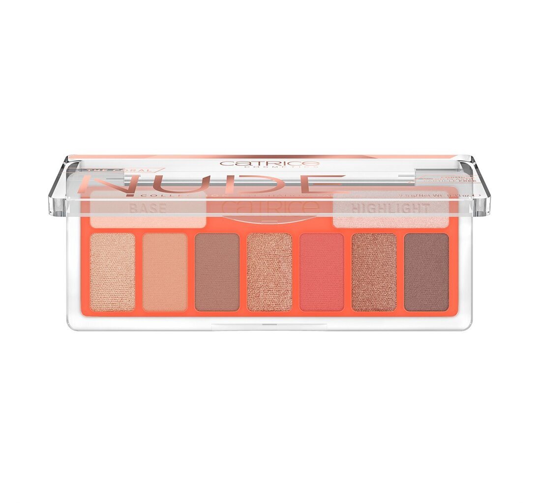 Akių šešėlių paletė Catrice The Coral Nude Collection, 9,5 g, 010 Peach Passion kaina ir informacija | Akių šešėliai, pieštukai, blakstienų tušai, serumai | pigu.lt