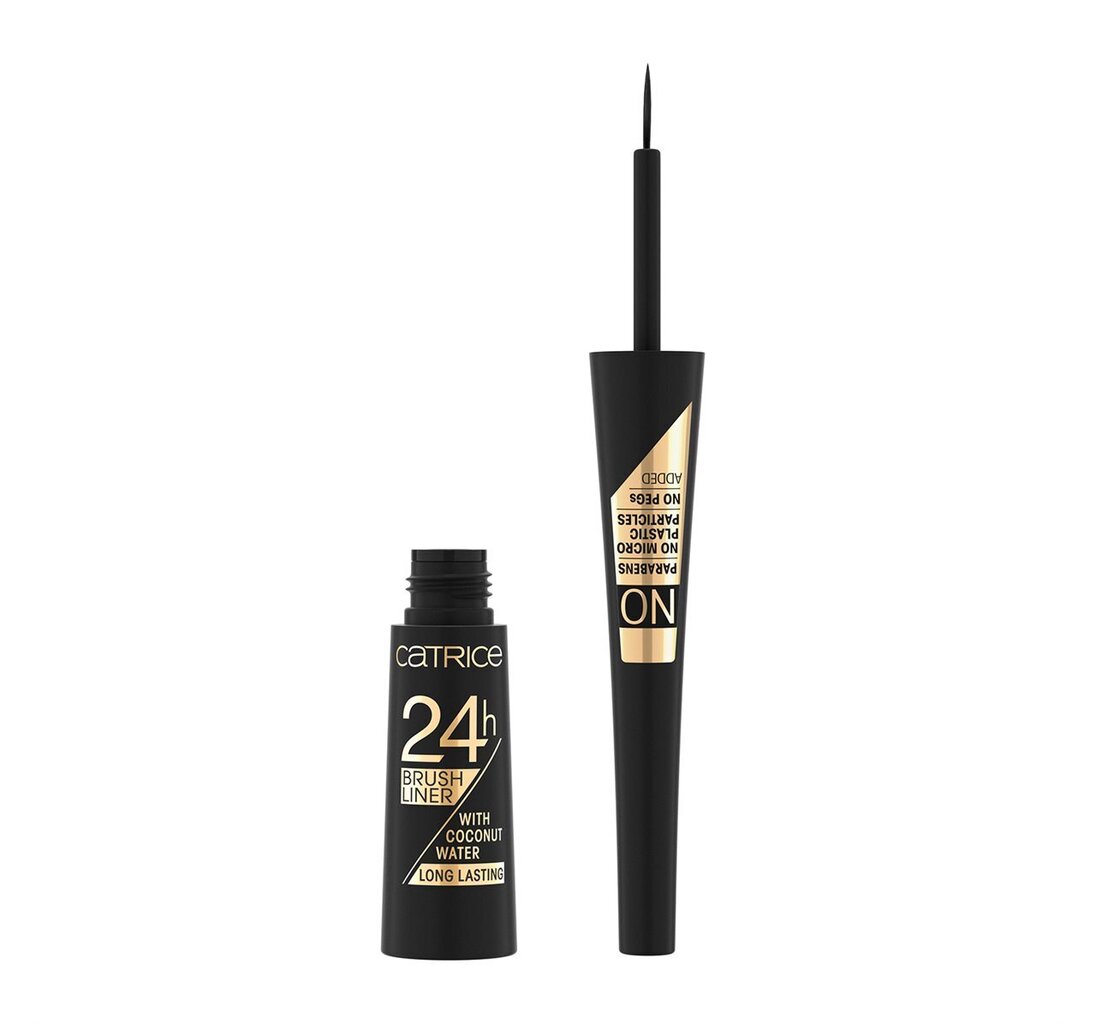 Akių kontūro apvadas Catrice 24h 3 ml, 010 Ultra Black цена и информация | Akių šešėliai, pieštukai, blakstienų tušai, serumai | pigu.lt