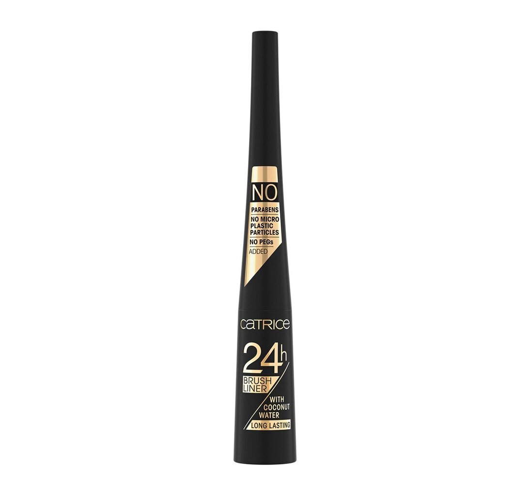 Akių kontūro apvadas Catrice 24h 3 ml, 010 Ultra Black цена и информация | Akių šešėliai, pieštukai, blakstienų tušai, serumai | pigu.lt