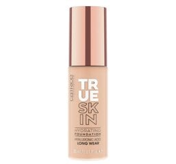 Увлажняющая тональное средство Catrice True Skin, 30 мл, 004 Neutral Porcelain цена и информация | Пудры, базы под макияж | pigu.lt