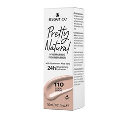 Увлажняющая тональная основа Essence Pretty Natural, 30 мл, 110 Cool Beige цена и информация | Essence Духи, косметика | pigu.lt