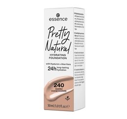 Увлажняющая тональная основа Essence Pretty Natural, 30 мл, 240 Warm Honeycomb цена и информация | Пудры, базы под макияж | pigu.lt