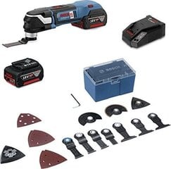 Аккумуляторная вибрационная пила Bosch GOP 18В-28 Professional 06018B6003, с аккумулятором и зарядным устройством цена и информация | Шлифовальные машины | pigu.lt