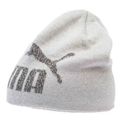 Puma Вязаные шапки Ess Logo Beanie J Grey цена и информация | Мужские шарфы, шапки, перчатки | pigu.lt