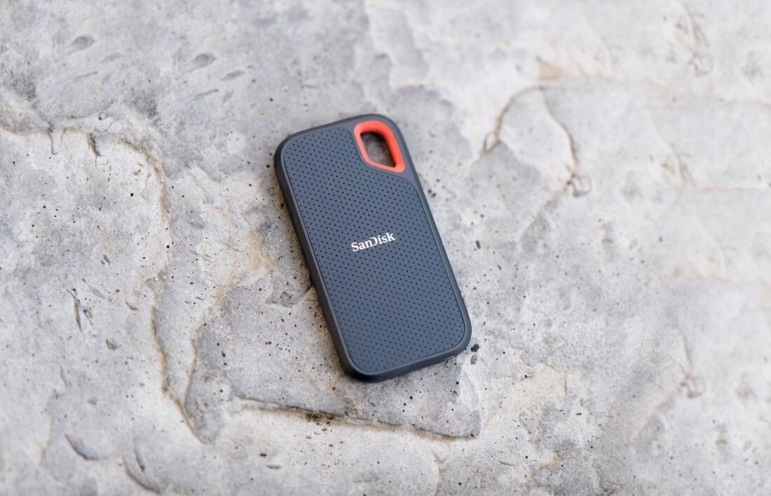 SanDisk Extreme Portable SSD (SDSSDE61-500G-G25), 500GB kaina ir informacija | Išoriniai kietieji diskai (SSD, HDD) | pigu.lt