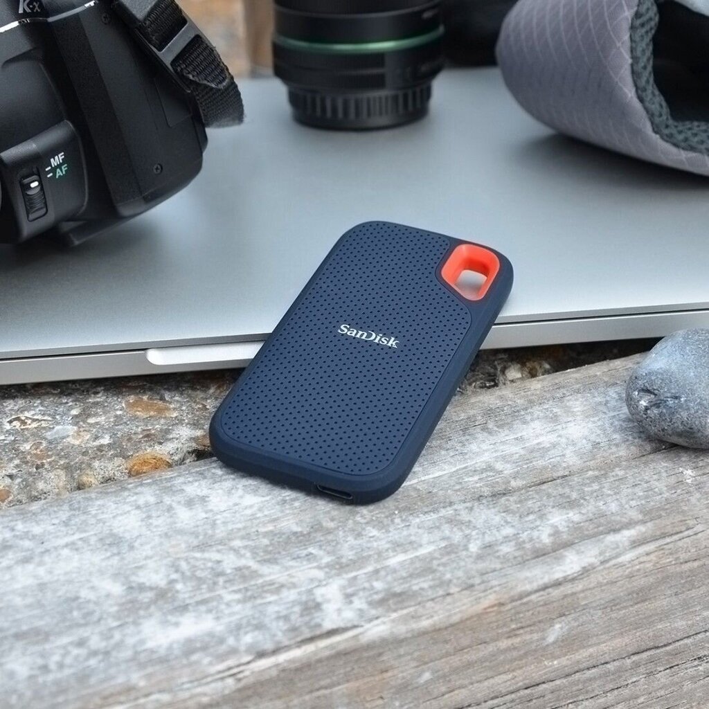 SanDisk Extreme Portable SSD (SDSSDE61-500G-G25), 500GB цена и информация | Išoriniai kietieji diskai (SSD, HDD) | pigu.lt