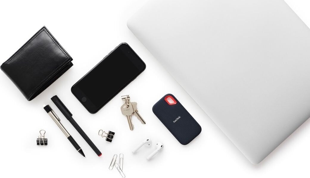 SanDisk Extreme Portable SSD (SDSSDE61-500G-G25), 500GB kaina ir informacija | Išoriniai kietieji diskai (SSD, HDD) | pigu.lt