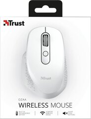 MOUSE USB OPTICAL WRL/OZAA WHITE 24035 TRUST цена и информация | Мыши | pigu.lt