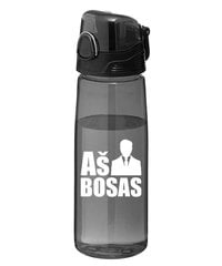 Daugiafunkcinė gertuvė Aš bosas 700 ml, juoda цена и информация | Фляги для воды | pigu.lt